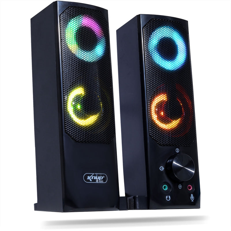 Caixa de Som Soundbar 2 em 1 com LED RGB