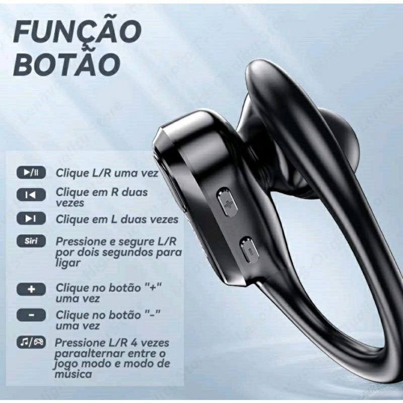 Fones de Ouvido XT80 Lenovo