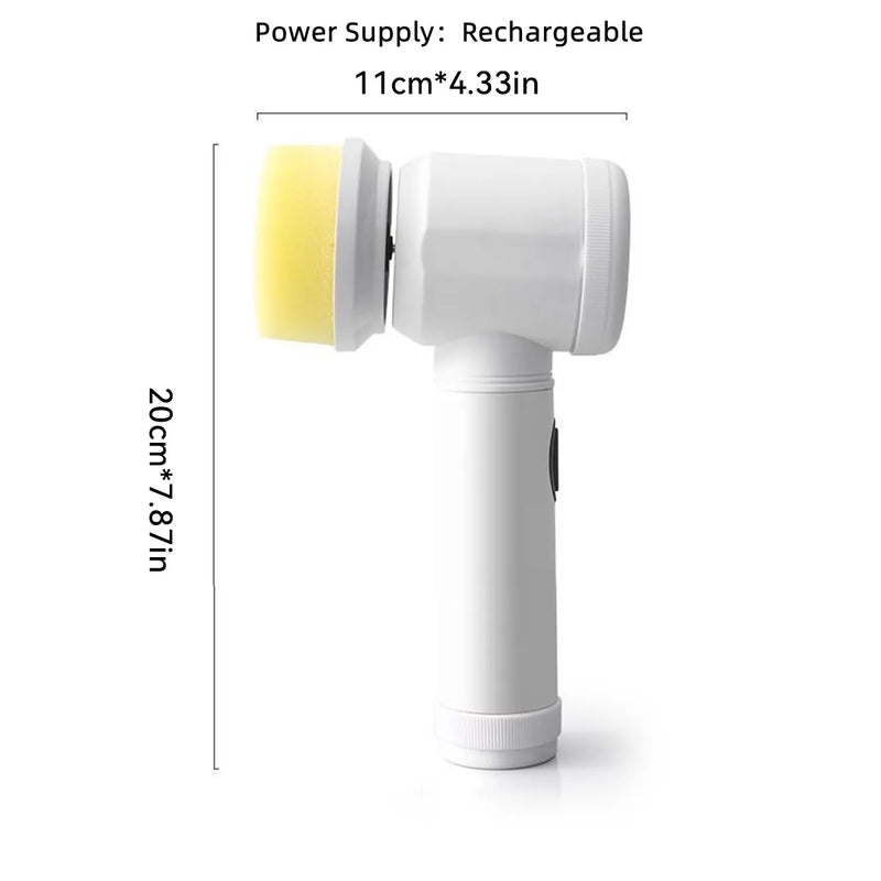 Super Escova elétrica de limpeza portátil 3 em 1 Dropplus