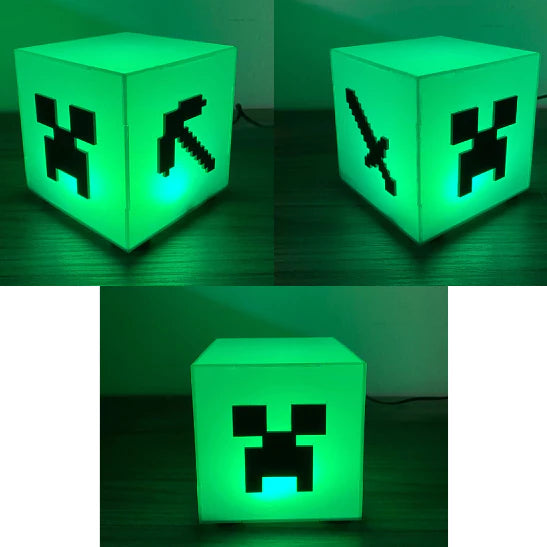 Luminárias Abajur Minecraft