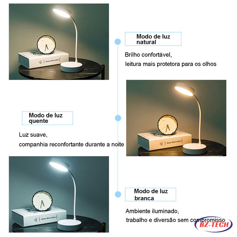 Luminária Abajur de Mesa LED