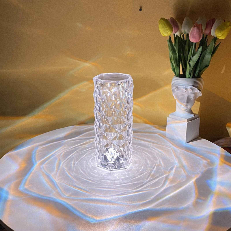 Luminária Abajur Crystal LED