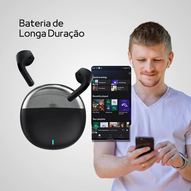 Fones De Ouvido V7 Sem Fio Bluetooth